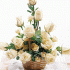 Israel Flowers (f13) Off White Basket