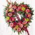 Israel Flowers Heart Wreath Shaped (f26)