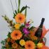 Israel Flowers (F42) Flowers and Sparkling wine arrangment