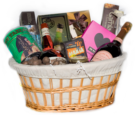 Israel Chocolate Baskets Kosher Champagne Basket (pc17)