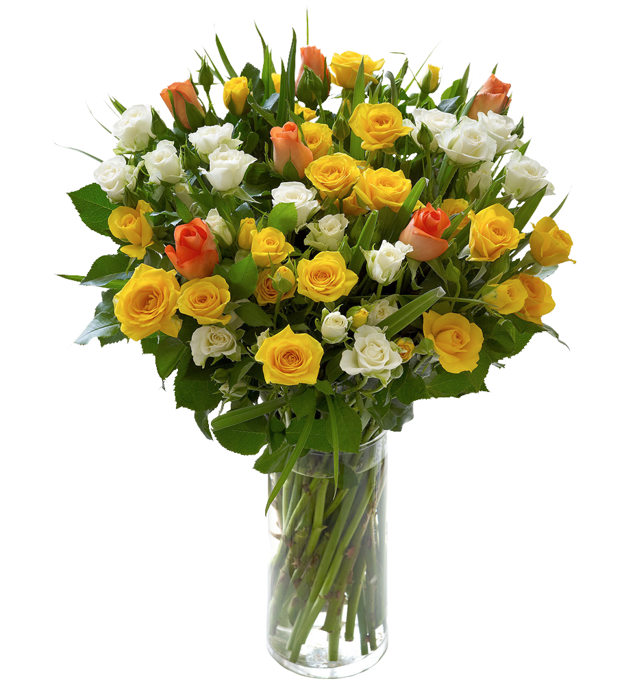 Israel Flowers (f46) 40 colorful roses bouquet